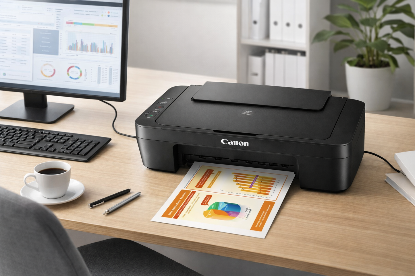 Imprimante Canon Pixma MG2540S multifonction avec fonction numérisation ouverte