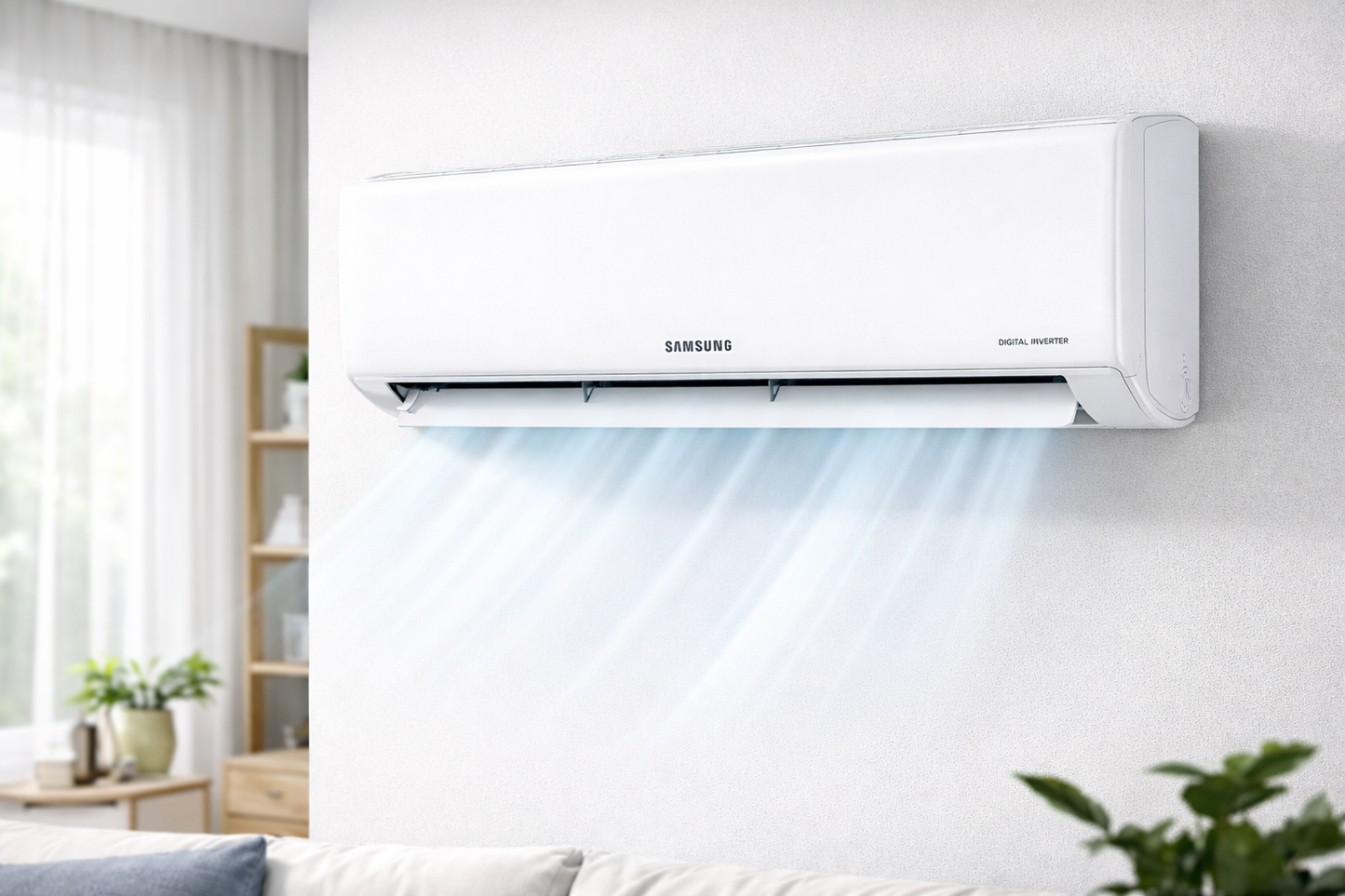Climatisation Samsung silencieuse pour chambre et salon