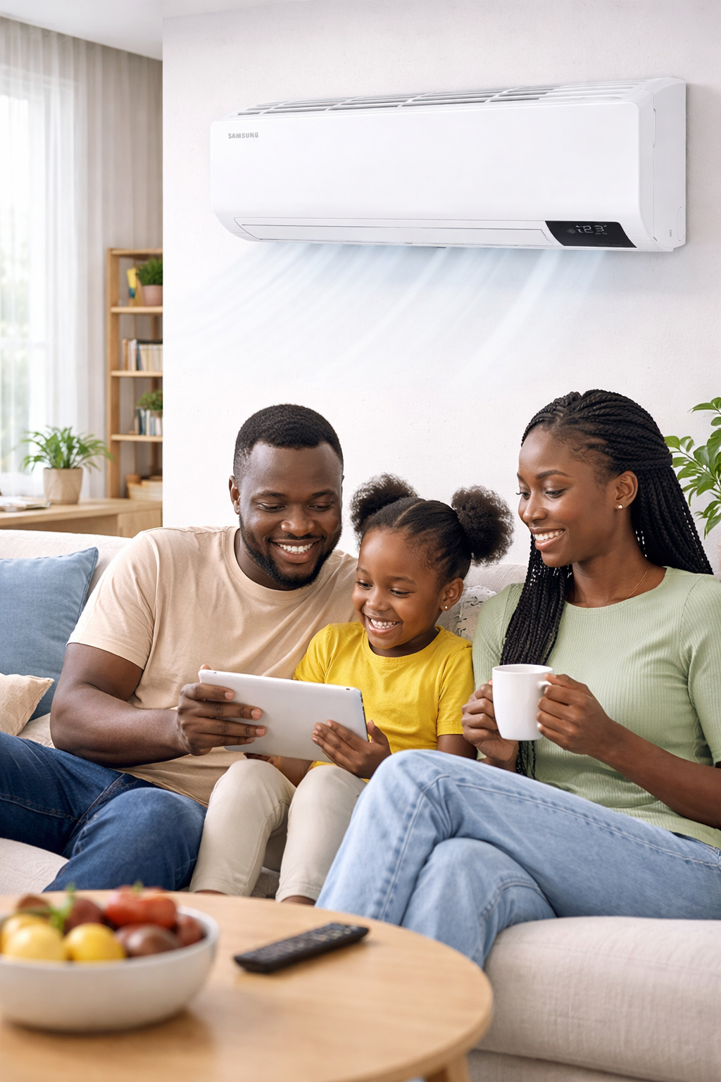 Climatisation Samsung maison Dakar refroidissement rapide