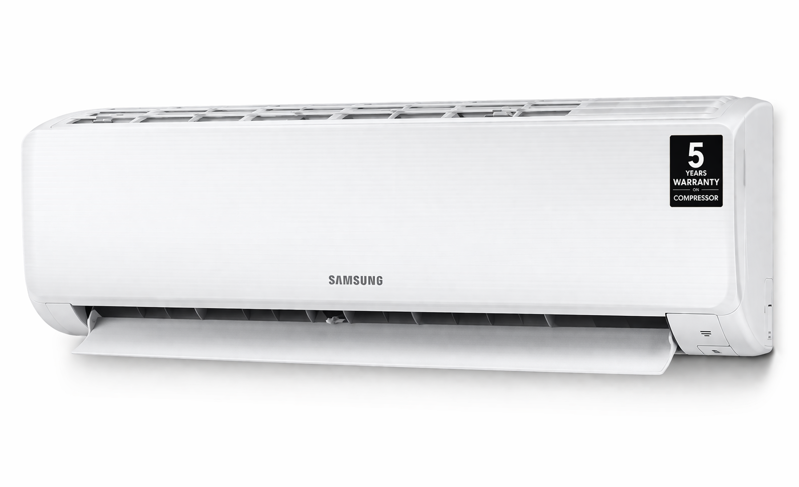 Climatiseur Samsung mural design moderne vue angle