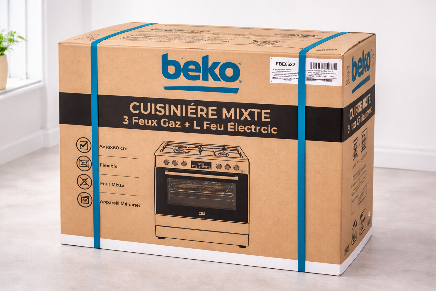 Cuisinière BEKO neuve dans son emballage