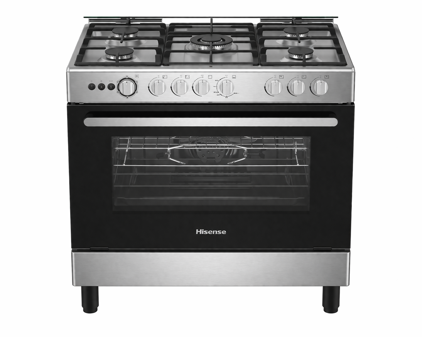 Cuisinière Hisense 5 feux dans cuisine moderne à Dakar