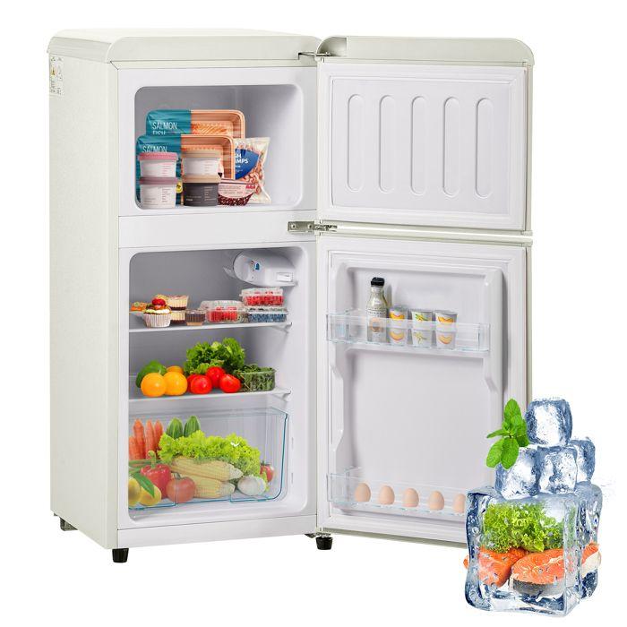 Intérieur réfrigérateur Deska 85L avec compartiment congélateur et étagères de rangement